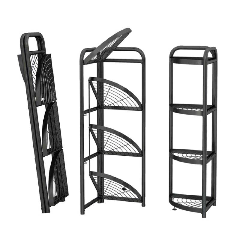 4 layer foldable corner shelves - Image 3