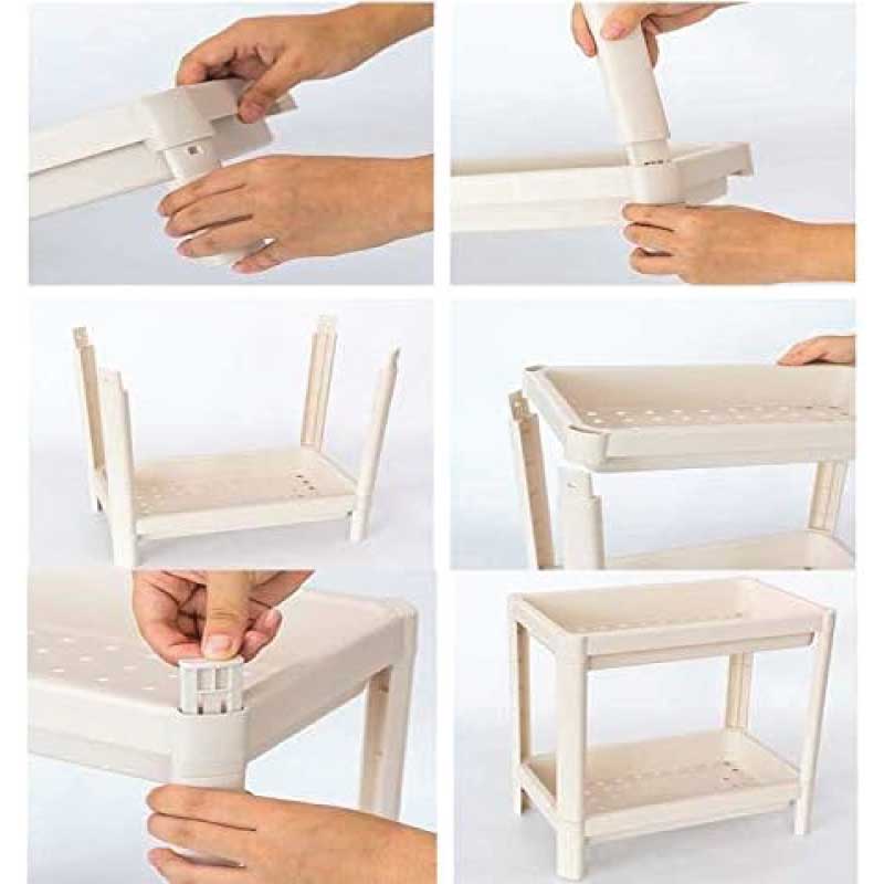 4 Tiers Rectangular Storage Rack - Image 4