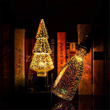 3D Firework Led Decorative Light Bulb Christmas Tree Shape - Image 4