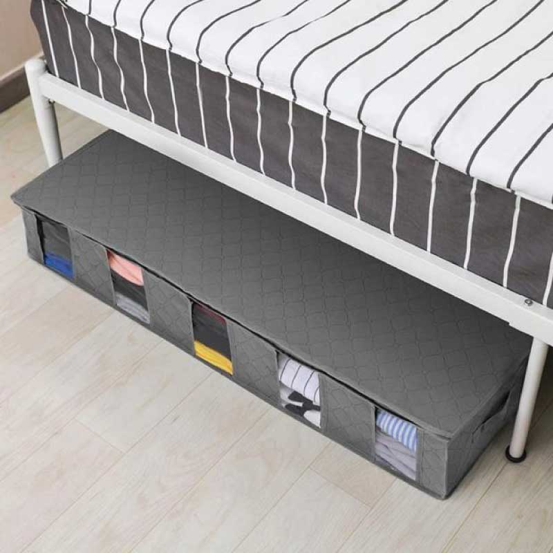 Portable Folding Under Bed Shoes Organizer - Image 3