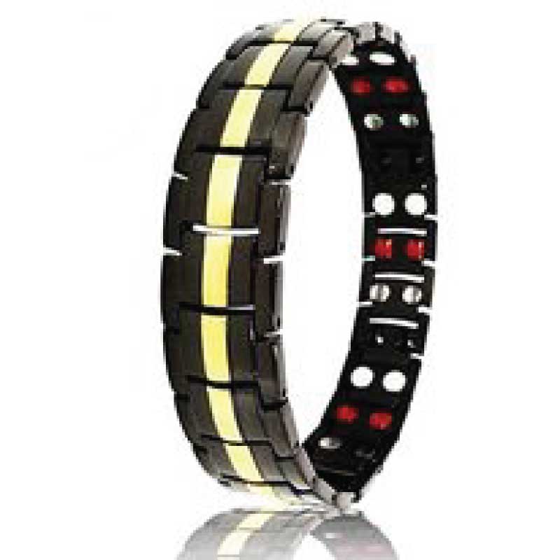 Titanium Magnetic Bracelet Double Row 4 Element - Image 3