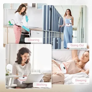 Heating Pad for Period Pain Relief & Slimming Vibration Massage Belt